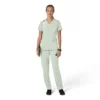 Force Cross-Flex V-hals-scrubbluse til kvinder med flexpaneler
