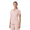 Force Cross-Flex V-hals-scrubbluse til kvinder med flexpaneler