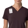 Force Cross-Flex V-hals-scrubbluse til kvinder med flexpaneler