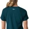 Force Cross-Flex V-hals-scrubbluse til kvinder med flexpaneler