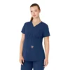 Force Essentials Henley-scrubbluse til gravide