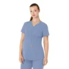 Force Essentials Henley-scrubbluse til gravide