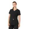 Force Essentials Henley-scrubbluse til gravide
