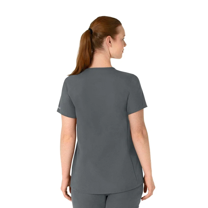 Force Essentials Henley-scrubbluse til gravide
