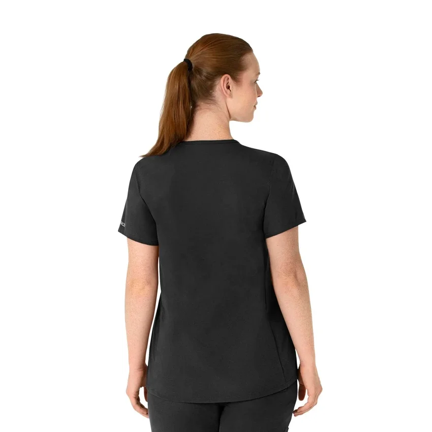 Force Essentials Henley-scrubbluse til gravide