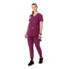 Force Essentials Henley-scrubbluse til gravide