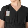 Force Essentials Henley-scrubbluse til gravide