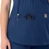Force Essentials Henley-scrubbluse til gravide