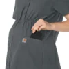 Force Essentials Henley-scrubbluse til gravide