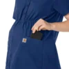 Force Essentials Henley-scrubbluse til gravide