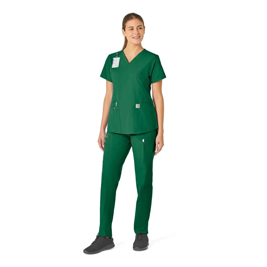 Force Essentials V-hals-scrubbluse til kvinder