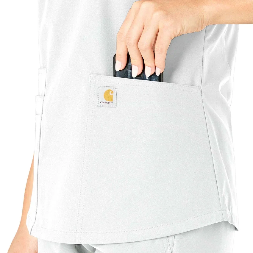 Force Essentials V-hals-scrubbluse til kvinder