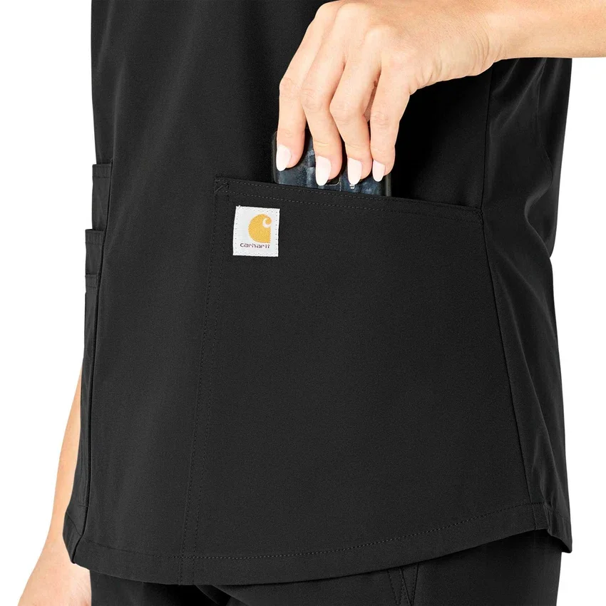 Force Essentials V-hals-scrubbluse til kvinder