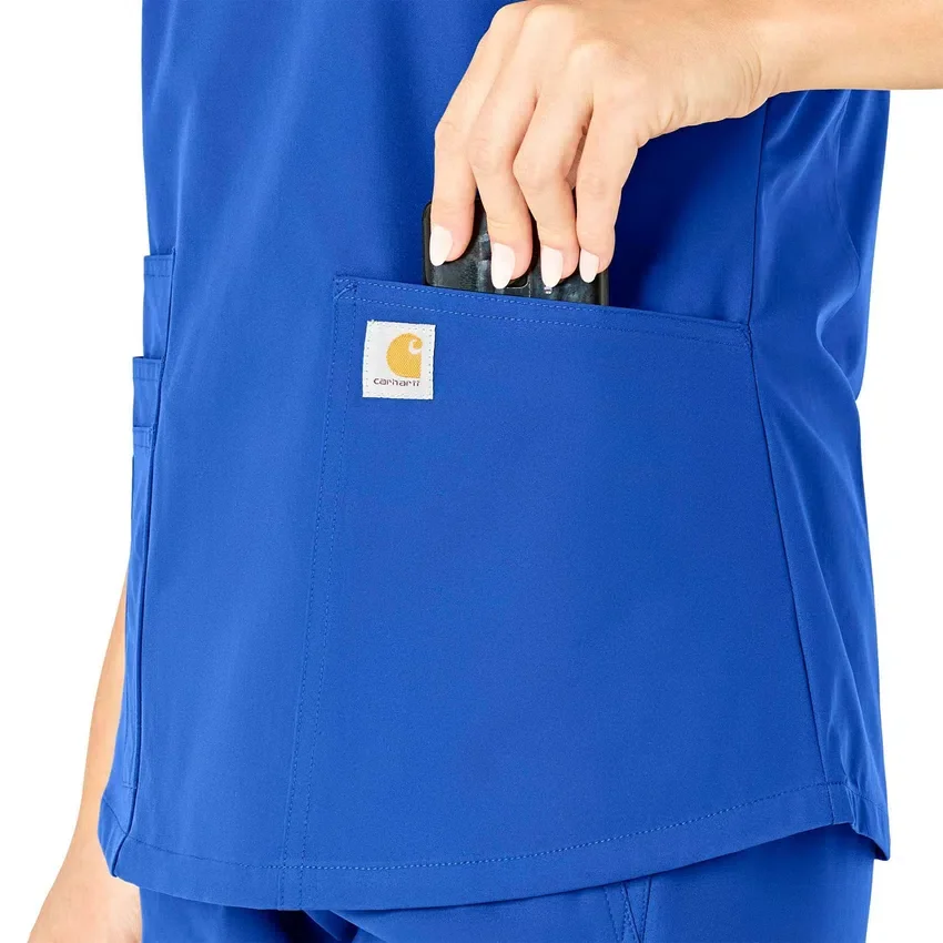 Force Essentials V-hals-scrubbluse til kvinder