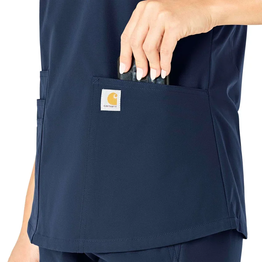 Force Essentials V-hals-scrubbluse til kvinder