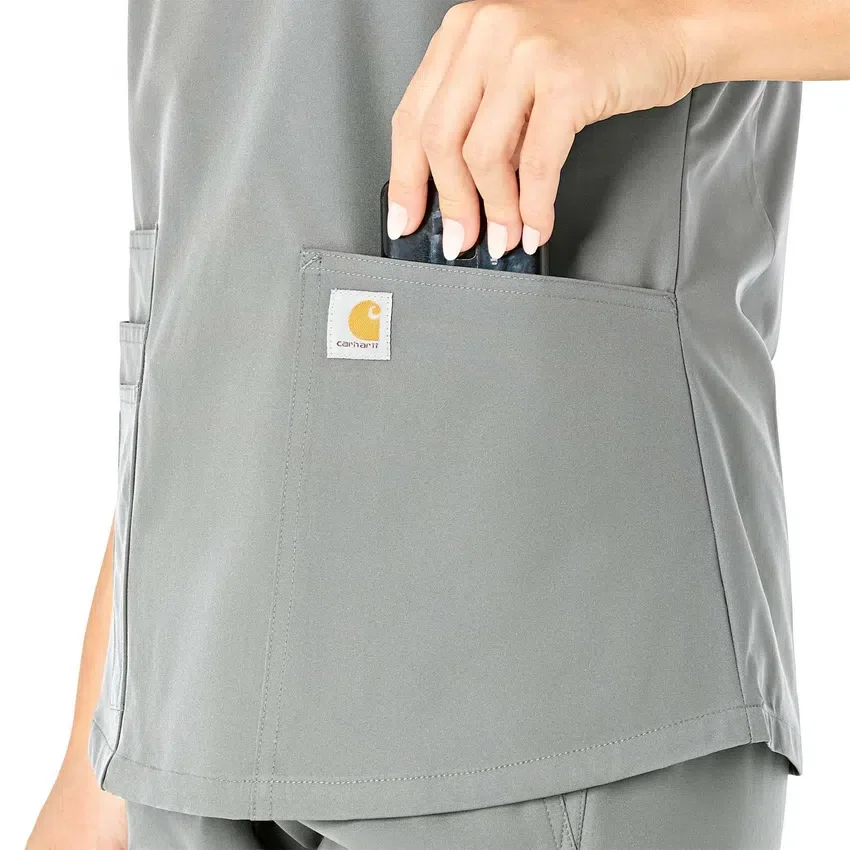 Force Essentials V-hals-scrubbluse til kvinder