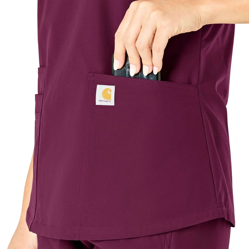 Force Essentials V-hals-scrubbluse til kvinder