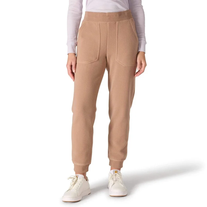 Force-fleece-joggingbukser til kvinder med afslappet pasform