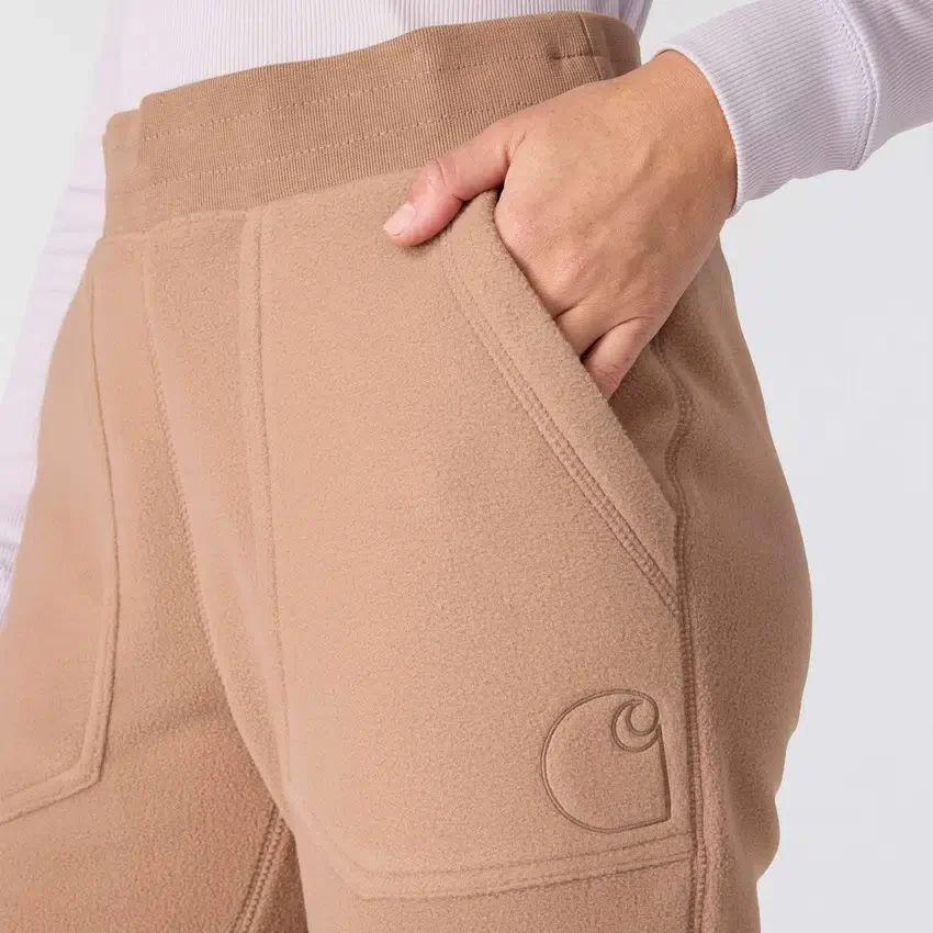 Force-fleece-joggingbukser til kvinder med afslappet pasform