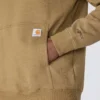 Force-hettetrøje til mænd med logo og fugttransporterende egenskaber