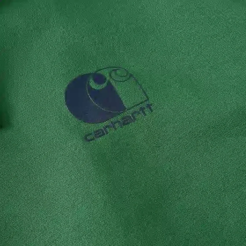 Force-hettetrøje til mænd med logo og fugttransporterende egenskaber