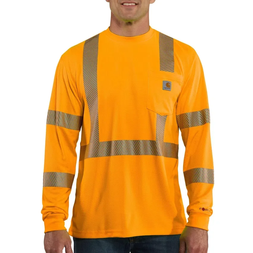 Force High Visibility T-shirt til mænd med afslappet pasform og løse ærmer, klasse 3