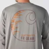 Force Irvine Fr langærmet T-shirt med flamme-grafik til mænd – Flammebestandige skjorter