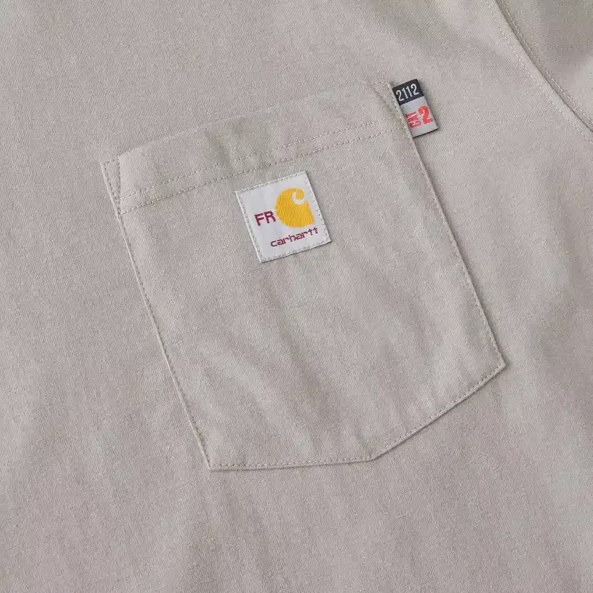 Force Irvine Fr langærmet T-shirt med flamme-grafik til mænd – Flammebestandige skjorter