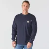 Force Irvine FR langærmet T-shirt med olierig-motiv til mænd – flammehæmmende skjorter
