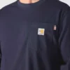 Force Irvine FR langærmet T-shirt med olierig-motiv til mænd – flammehæmmende skjorter