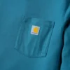 Force langærmet, svedtransporterende T-shirt med lomme til mænd