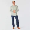 Force langærmet, svedtransporterende T-shirt med lomme til mænd