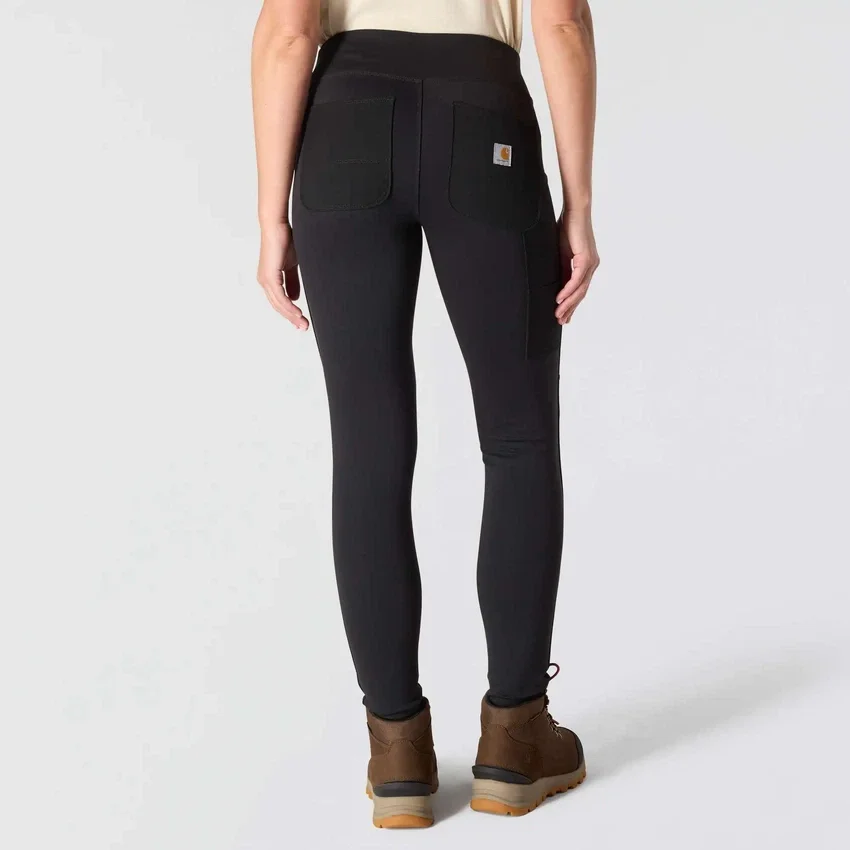 Force leggings til kvinder i mellemkraftig kvalitet med lommer