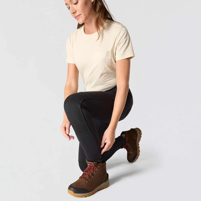 Force leggings til kvinder i mellemkraftig kvalitet med lommer