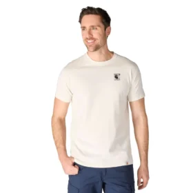 Force åndbar, fugttransporterende T-shirt med logo til mænd