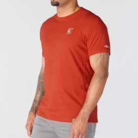 Force åndbar, fugttransporterende T-shirt med logo til mænd