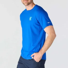 Force åndbar, fugttransporterende T-shirt med logo til mænd