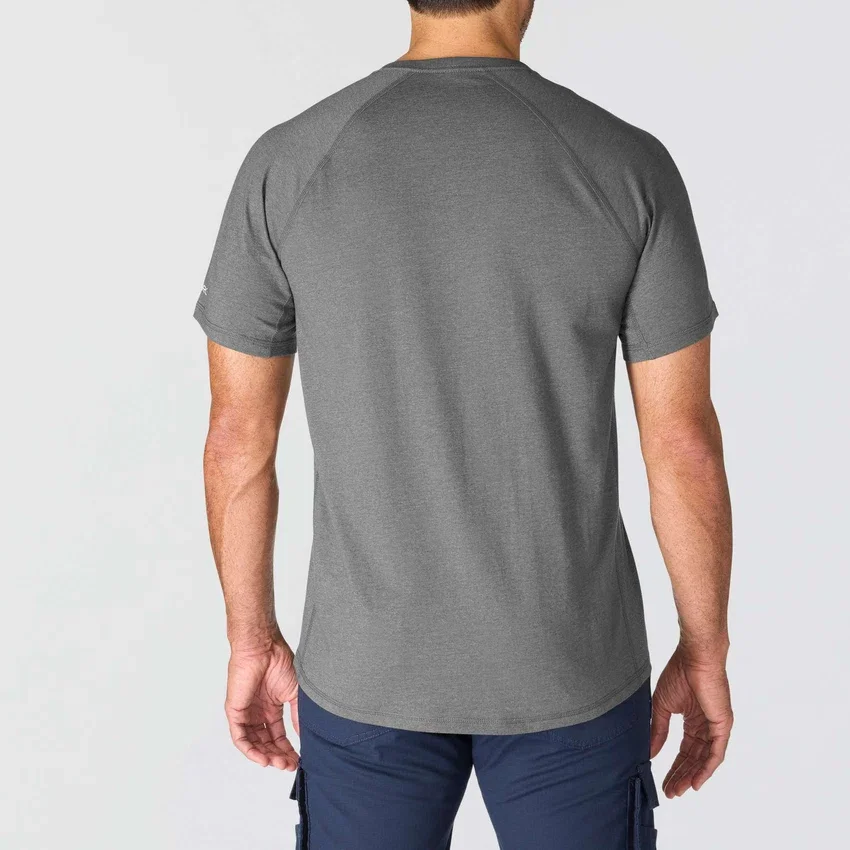 Force åndbar, fugttransporterende T-shirt med logo til mænd