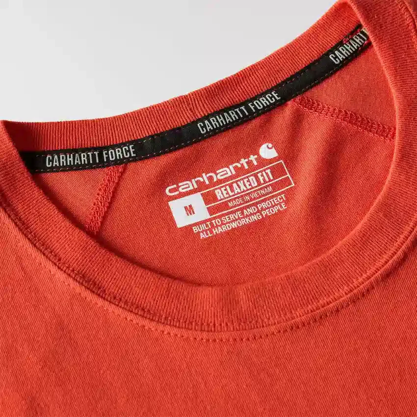 Force åndbar, fugttransporterende T-shirt med logo til mænd