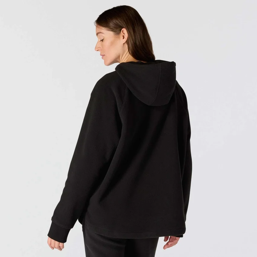 Force Quick-Dry Oversized Fleece-hettetrøje til kvinder