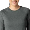Force Sub-Scrubs meleret performance-t-shirt med lange løse ærmer til kvinder