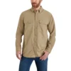 Force Sun Defender™ Chambray langærmet skjorte i afslappet pasform til mænd – solbeskyttende skjorter