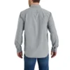 Force Sun Defender™ Chambray langærmet skjorte i afslappet pasform til mænd – solbeskyttende skjorter