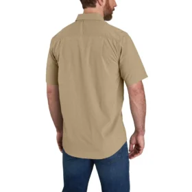 Force Sun Defender™ Chambray-skjorte til mænd med afslappet pasform og løse ærmer – solbeskyttende skjorter