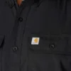 Force Sun Defender™ Chambray-skjorte til mænd med afslappet pasform og løse ærmer – solbeskyttende skjorter