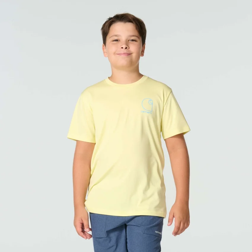 Force Sun Defender™ meleret T-shirt med korte ærmer til drenge (børn/småbørn)