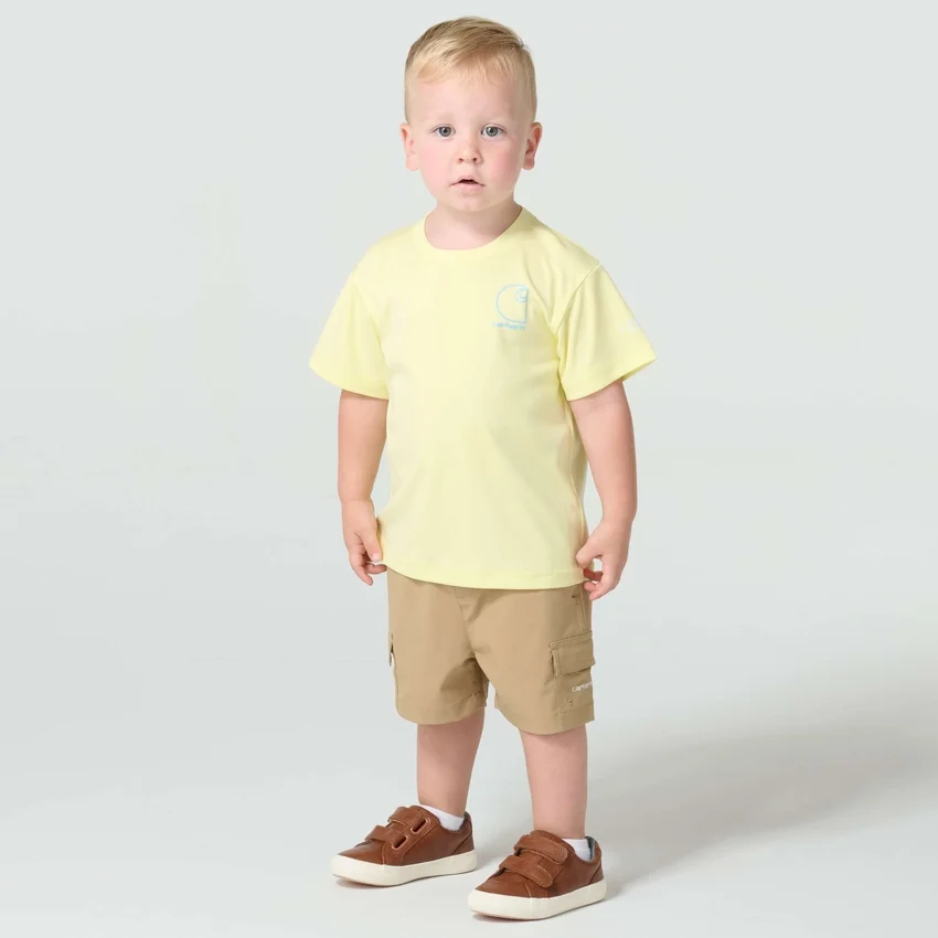 Force Sun Defender™ meleret T-shirt med korte ærmer til drenge (børn/småbørn)