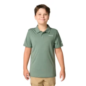 Force Sun Defender™-poloshirt med korte løse ærmer til drenge (børn/småbørn)