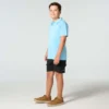 Force Sun Defender™-poloshirt med korte løse ærmer til drenge (børn/småbørn)