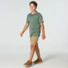 Force Sun Defender™-poloshirt med korte løse ærmer til drenge (børn/småbørn)